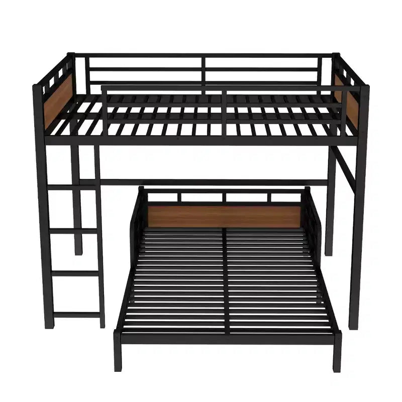 Bellemave Bunk Bed/Loft Bed and Platform Beds with Raised Security Fence,Metal Bunk Bed Frame