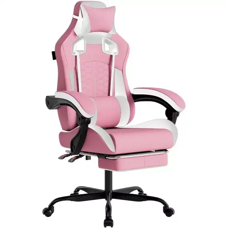BALHAM TRADE-Premium Gaming Chair with Massage Ergonomic Design High Back PC Chair Adjustable Footrest