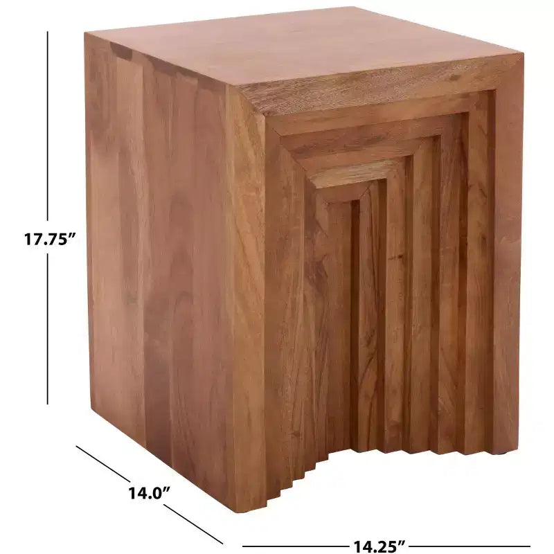 Amabu Accent Table - ACC3223 - Walnut - Safavieh