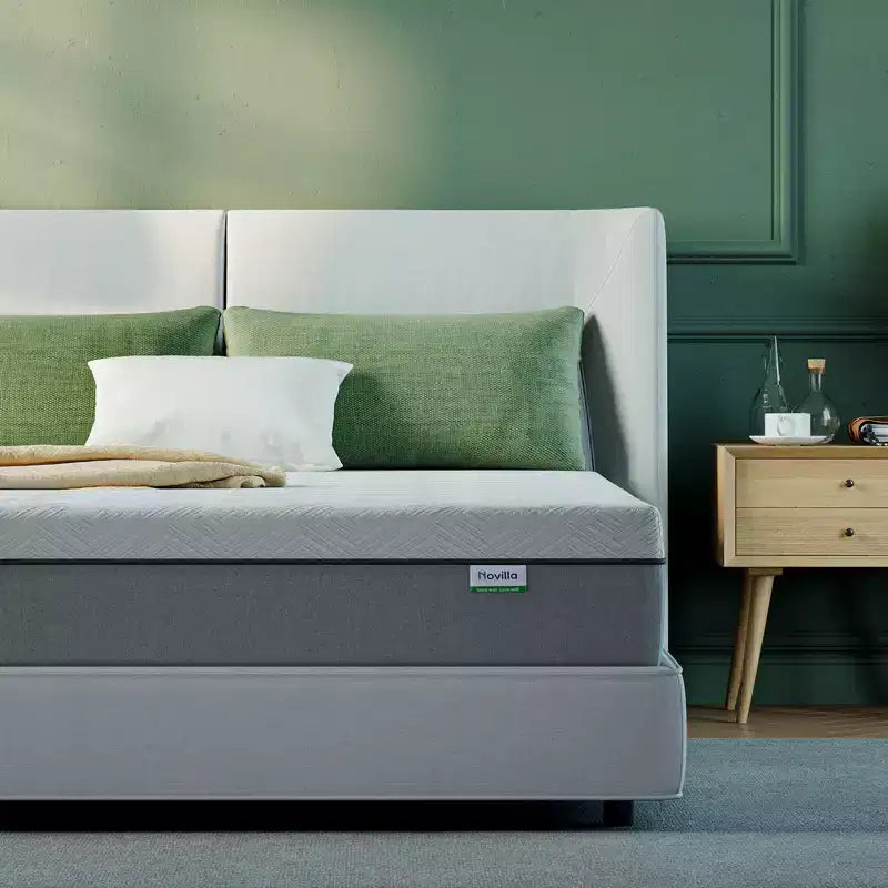 Novilla 12 inch Gel Memory Foam Mattress for Cool Night & Pressure Relief