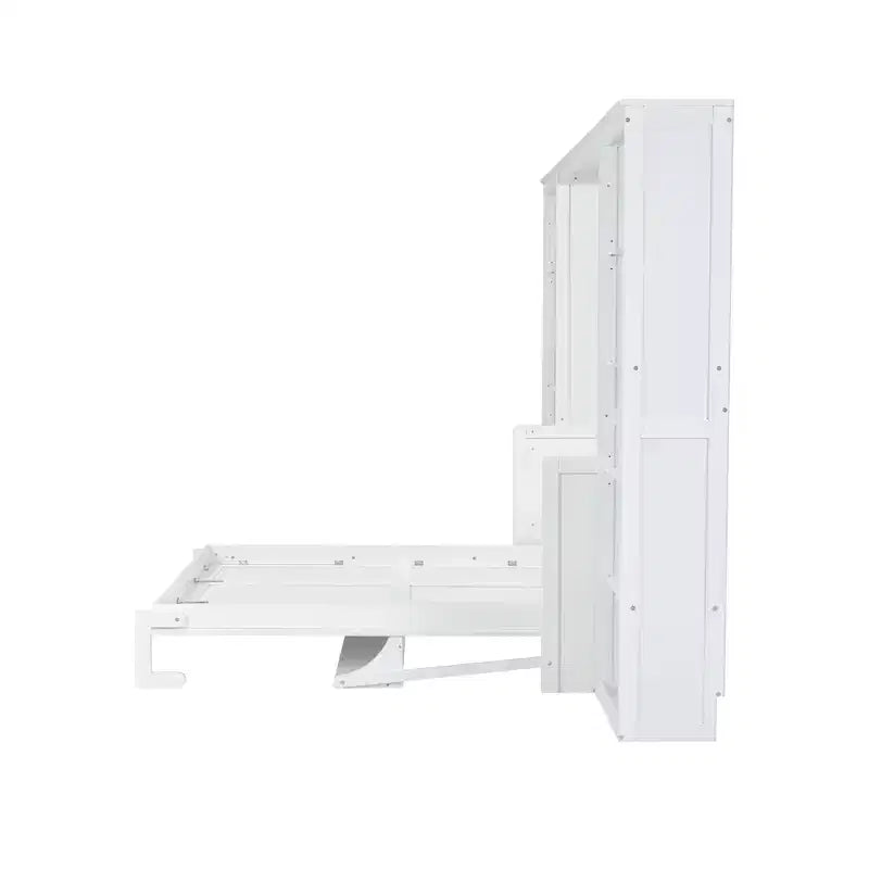 Polibi Murphy Bed with Desk & Storage Racks