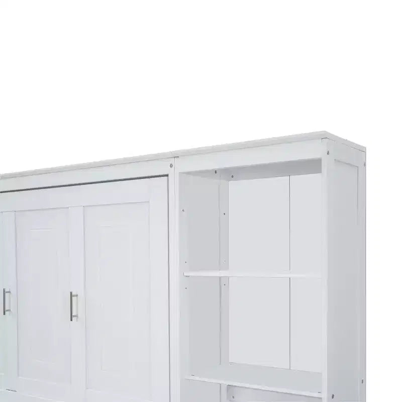 Polibi Murphy Bed with Desk & Storage Racks
