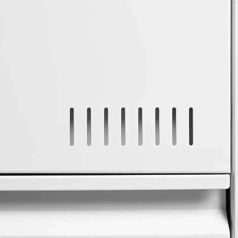 MAYEERTY White 2-Drawer Locking Lateral File Cabinet, Metal Storage for Legal/Letter/A4/F4 Files